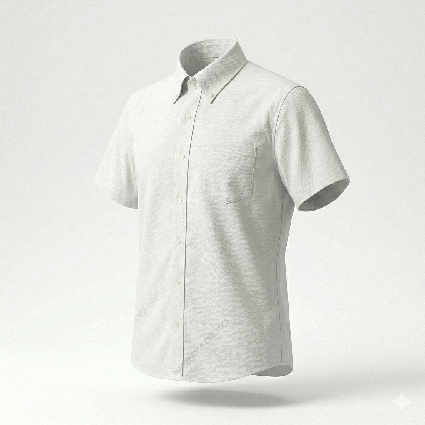 White Half Sleeve School Shirt for Boys & Girls